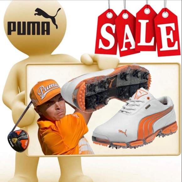 RARE - Rickie Fowler's Puma AMP CELL FUSION GOLF Cleat Shoe Men 12 (VIDEO) - Picture 3 of 15